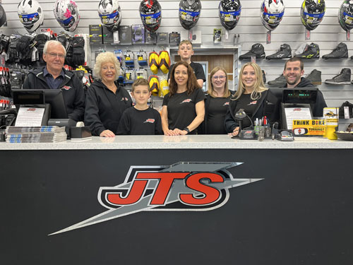 JTS motorcycle clothing shop inside 1