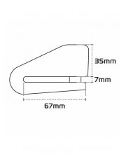 Oxford Alpha XA14 Alarm Stainless Disc Lock at JTS Biker Clothing 
