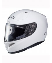 HJC R-PHA 11 Plain White Motorcycle Helmet At JTS Biker Clothing 