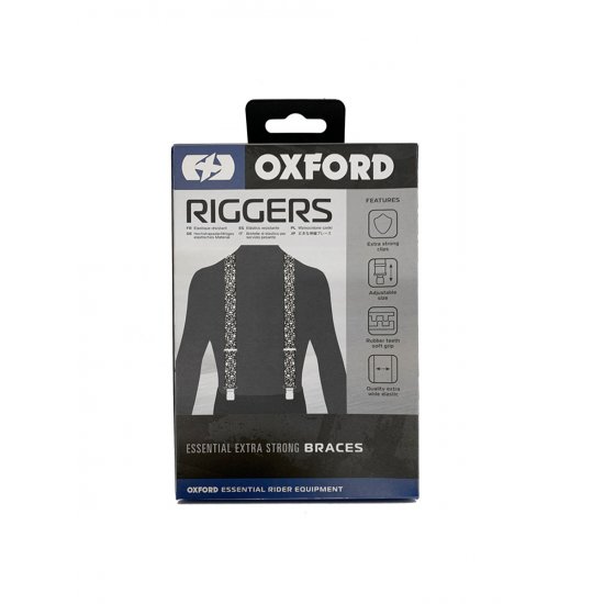 Oxford Riggers Essential Extra Strong Braces at JTS Biker Clothing