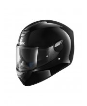 Shark D-Skwal Blank Motorcycle Helmet Black at JTS Biker Clothing 