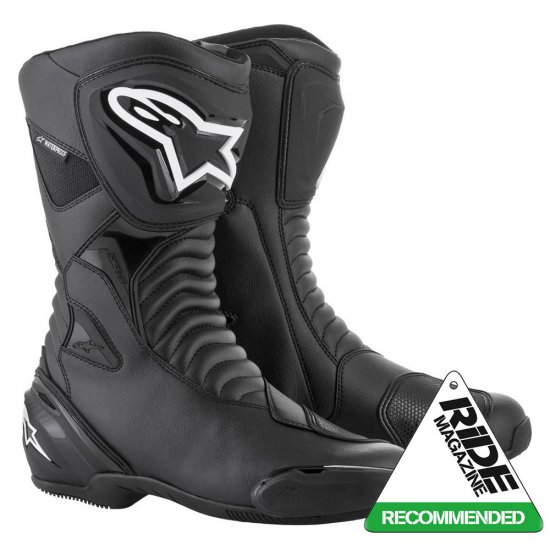 Alpinestars SMX-S Waterproof Motorcycle Boots at JTS Biker Clothing