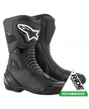 Alpinestars SMX-S Waterproof Motorcycle Boots at JTS Biker Clothing
