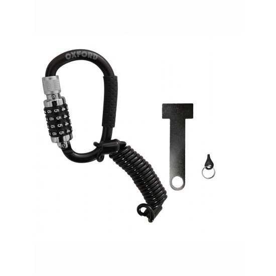 Oxford Lidlock Combination Helmet Lock at JTS Biker Clothing