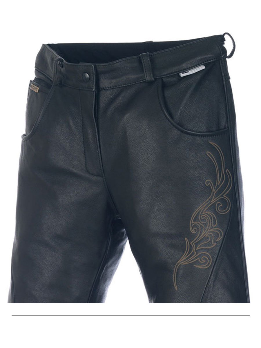 Richa Montana Ladies Leather Motorcycle Trousers - FREE UK DELIVERY &  RETURNS - JTS Biker Clothing