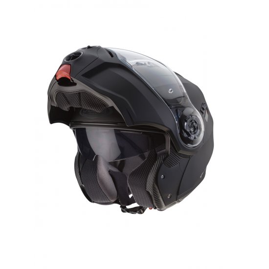 Caberg Droid Flip Front Matt Black Motorcycle Helmet at JTS Biker Clothing 