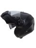 Caberg Droid Flip Front Matt Black Motorcycle Helmet at JTS Biker Clothing 