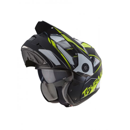 Caberg Tourmax Marathon Hi-Vis Motorcycle Helmet at JTS Biker Clothing 