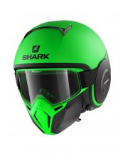 Shark Raw/Drak Street Neon Motorcycle Helmet