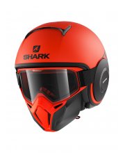 Shark Raw/Drak Street Neon Motorcycle Helmet