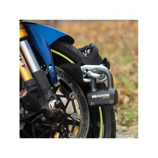 Nemesis ultra strrong chain and padlock at JTS Biker Clothing