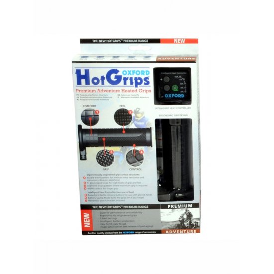 Oxford Premium Adventure Hotgrips at JTS Biker Clothing