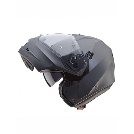 Caberg Duke II Flip Front Gunmetal Motorcycle Helmet at JTS Biker Clothing 