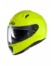 HJC I70 Blank Hi-Vis Motorcycle Helmet at JTS Biker Clothing 