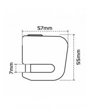 Oxford Micro XA5 Alarm Motorcycle Disc Lock at JTS Biker Clothing