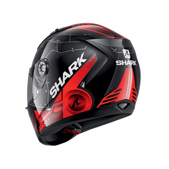 Shark Ridill 1.2 Mecca Motorcycle Helmet Red at JTS Biker Clothing 