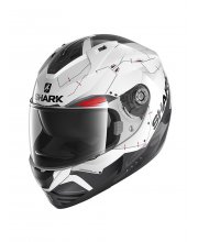 Shark Ridill 1.2 Mecca Motorcycle Helmet White at JTS Biker Clothing 