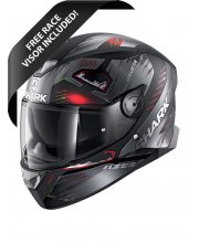 Shark Skwal 2.2 Venger Motorcycle Helmet Matt Red at JTS Biker Clothing 