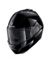 Shark Evo ES Blank Black Motorcycle Helmet at JTS Biker Clothing  
