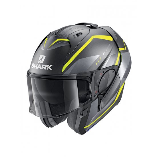 Shark Evo ES Yari Hi-Vis Motorcycle Helmet at JTS Biker Clothing 
