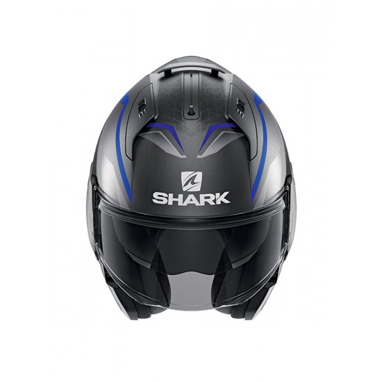 Shark Evo ES Yari Matt Blue Motorcycle Helmet at JTS Biker Clothing 
