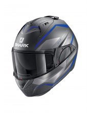 Shark Evo ES Yari Matt Blue Motorcycle Helmet at JTS Biker Clothing 