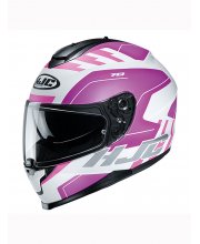 HJC C70 Koro Pink Motorcycle Helmet at JTS Biker Clothing