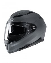 HJC F70 Blank Grey Motorcycle Helmet at JTS Biker Clothing 