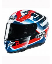 HJC RPHA 11 Nectus White/Blue/Red Motorcycle Helmet at JTS Biker Clothing 