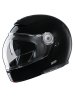 HJC V90 Blank Black Motorcycle Helmet at JTS Biker Clothing 