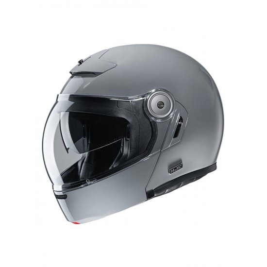 HJC V90 Blank Grey Motorcycle Helmet at JTS Biker Clothing 