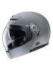 HJC V90 Blank Grey Motorcycle Helmet at JTS Biker Clothing 