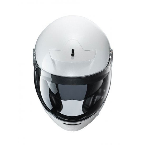 HJC V90 Blank White Motorcycle Helmet at JTS Biker Clothing 