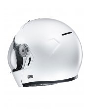 HJC V90 Blank White Motorcycle Helmet at JTS Biker Clothing 