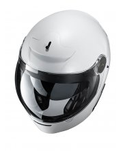 HJC V90 Blank White Motorcycle Helmet at JTS Biker Clothing 