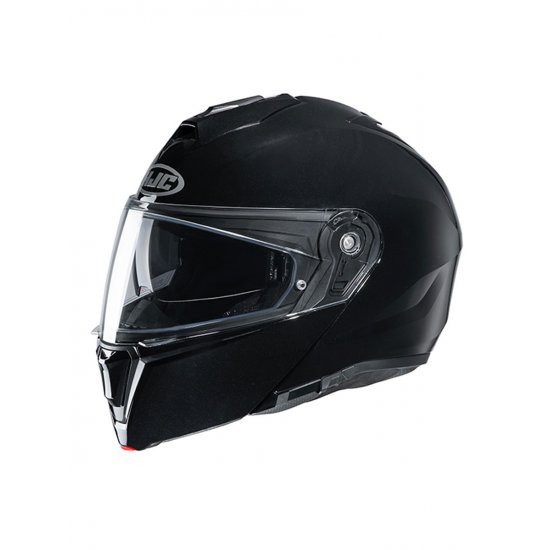 HJC I90 Blank Black Motorcycle Helmet at JTS Biker Clothing  