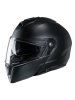 HJC I90 Blank Matt Black Motorcycle Helmet at JTS Biker Clothing 