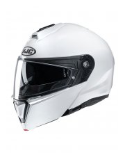 HJC I90 Blank White Motorcycle Helmet at JTS Biker Clothing 