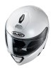 HJC I90 Blank White Motorcycle Helmet at JTS Biker Clothing 