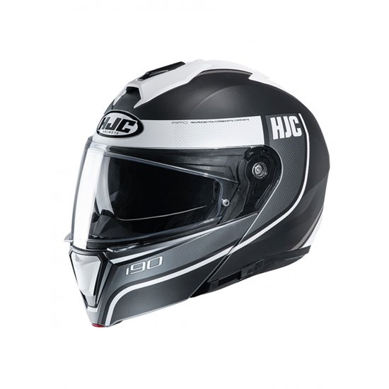 HJC I90 Davan White Motorcycle Helmet at JTS Biker Clothing 