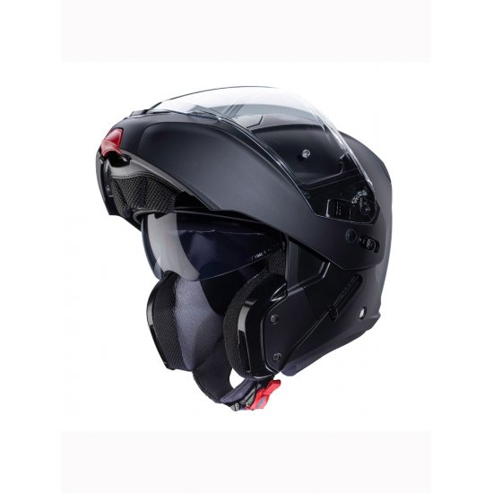 Caberg Horus Flip Front Matt Black Motorcycle Helmet at JTS Biker Clothing 