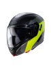 Caberg Horus Scout Flip Front Black/Hi-Vis Motorcycle Helmet at JTS Biker Clothing 
