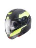 Caberg Levo Prospect Flip Front Black/Hi-vis Motorcycle Helmet at JTS Biker Clothing 