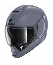 Shark Evojet Blank Grey Motorcycle Helmet at JTS Biker Clothing 