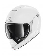 Shark Evojet Blank White Motorcycle Helmet at JTS Biker Clothing 