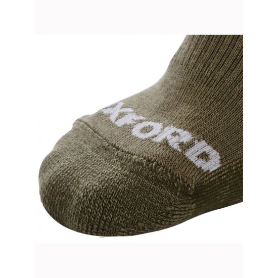 Oxford Merino OxSocks Khaki at JTS Biker Clothing