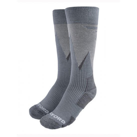 Oxford Merino OxSocks Grey at JTS Biker Clothing