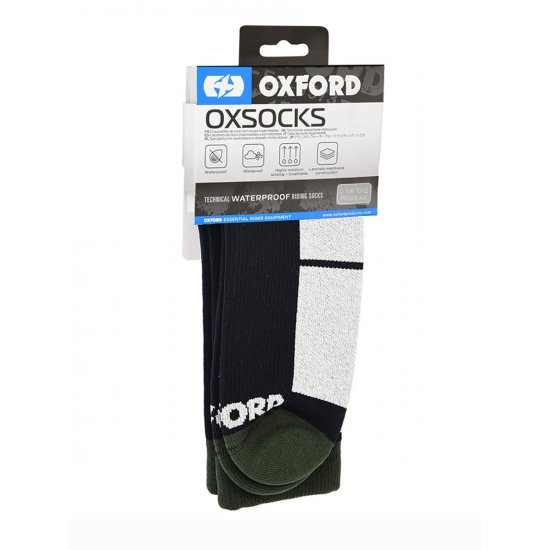 Oxford Waterproof OxSocks Black at JTS Biker Clothing