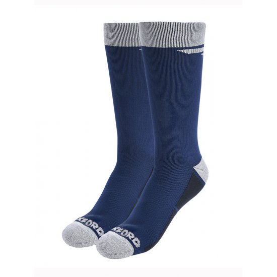 Oxford Waterproof OxSocks Blue at JTS Biker Clothing