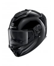 Shark Spartan GT Blank Motorcycle Helmet Black at JTS Biker Clothing 